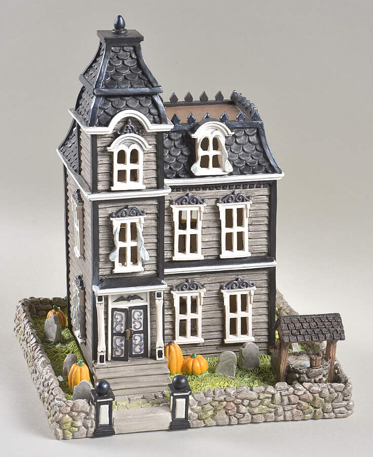 Halloween Figurines Vintage Halloween Haunted House - Boxed by Lenox-1