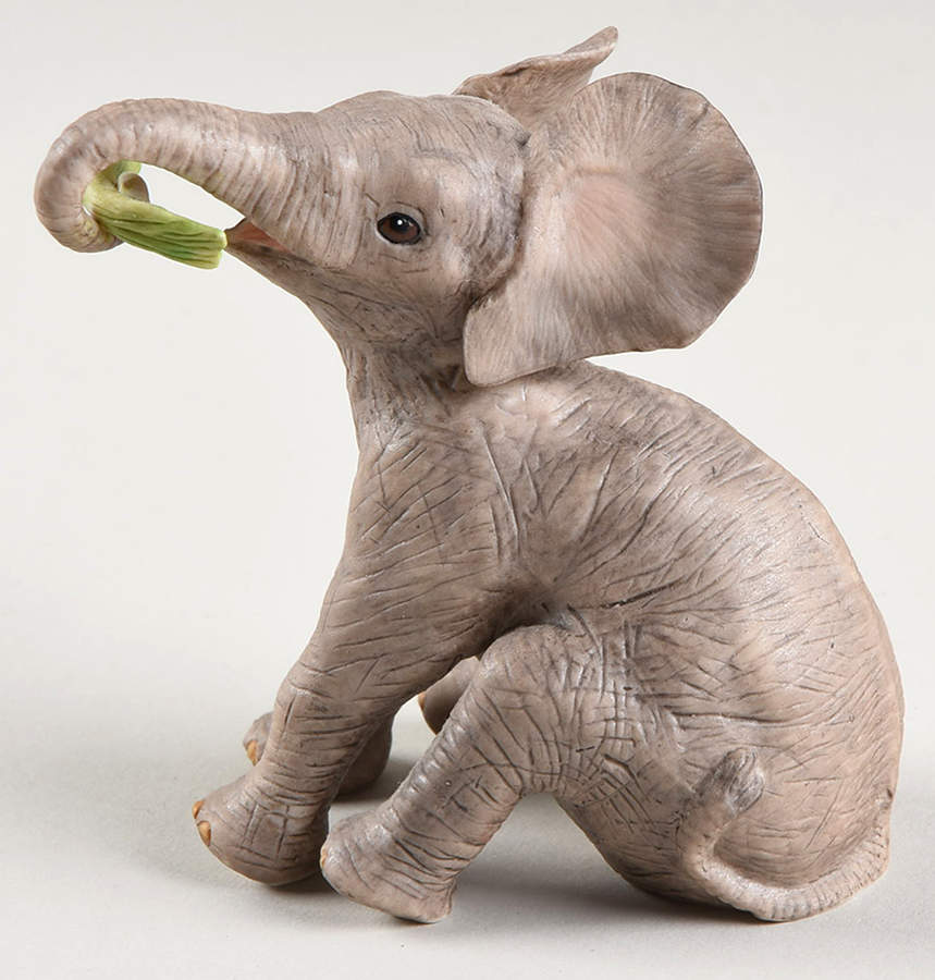 Baby Elephant Collection Eating - Boxed by Lenox-1