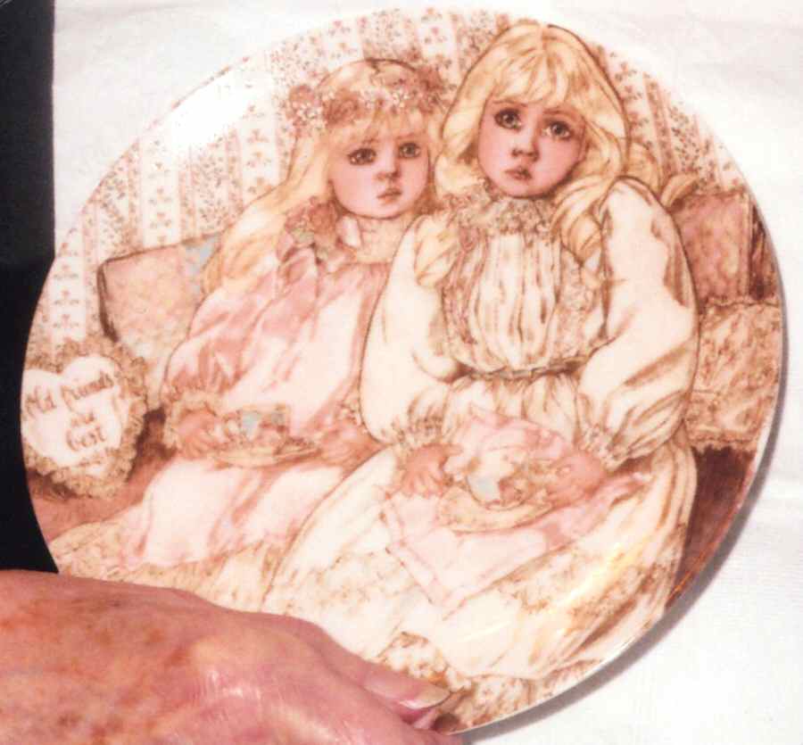 Young Ladys Tea Set Cake Plate - No Box by Lenox-1