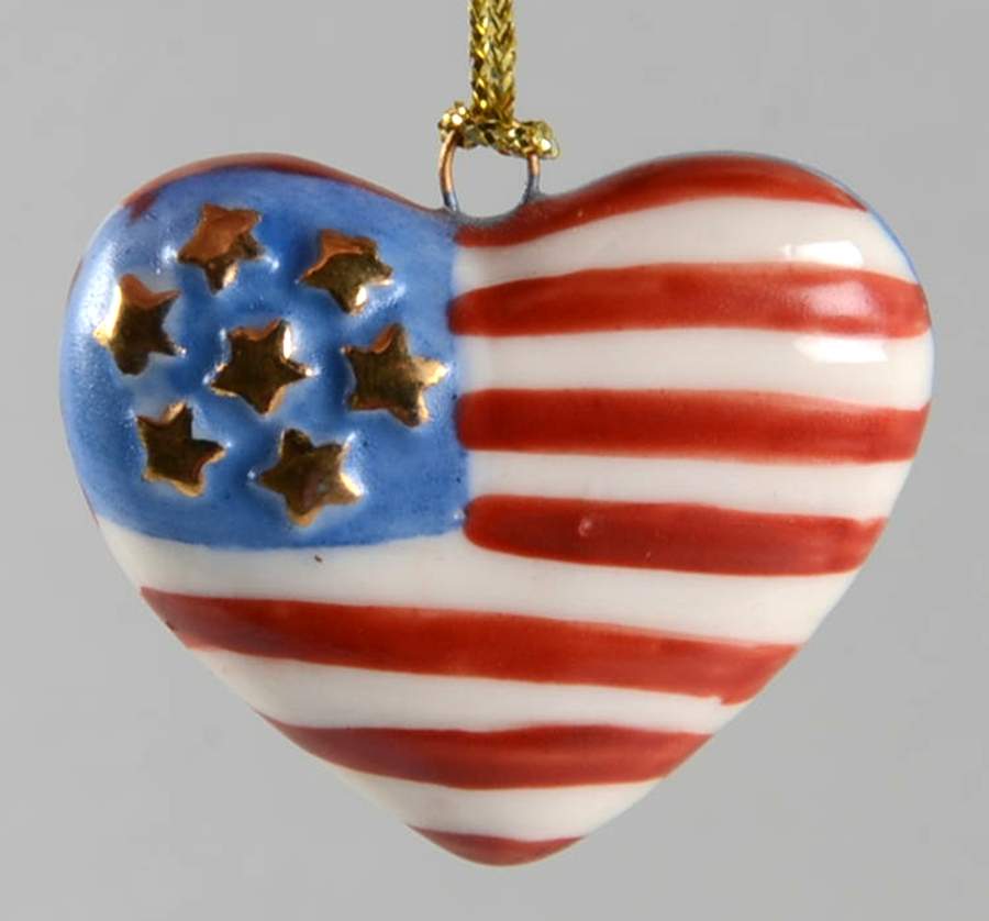Tree of Independence Patriotic Heart - No Box by Lenox-1