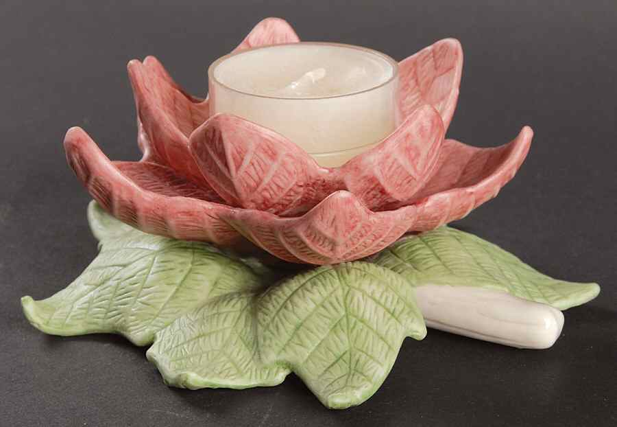 Floral Votives Poinsettia Votive - Boxed by Lenox-1