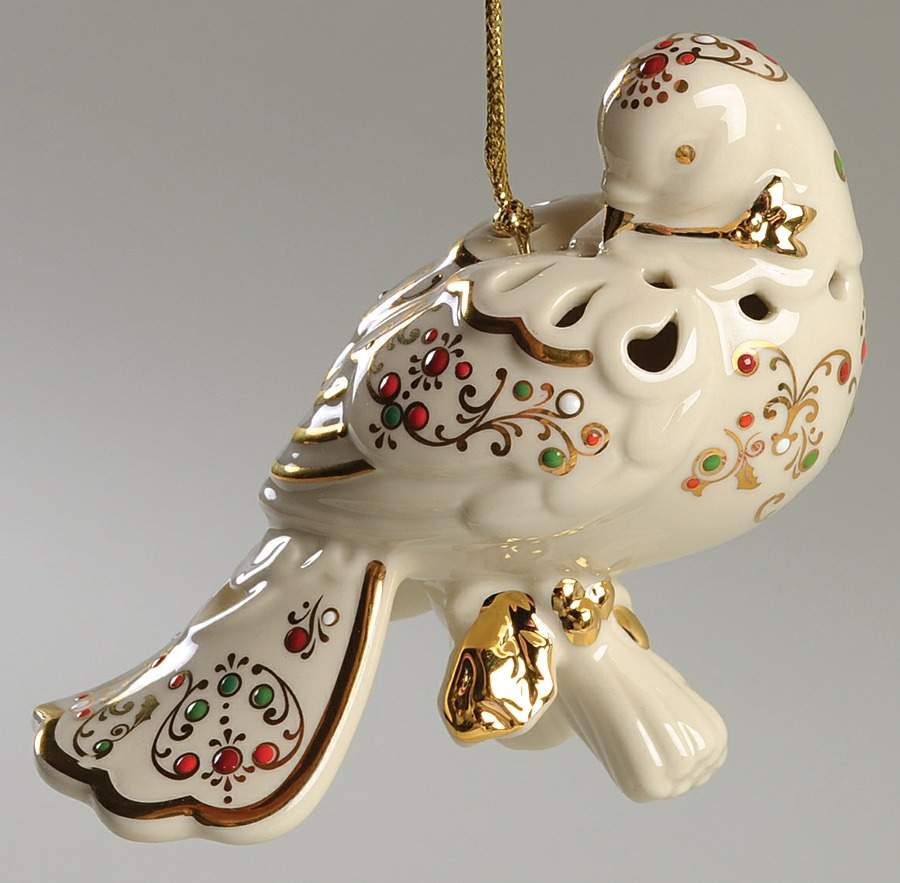 Jeweled Ornaments Christmas Dove - Boxed by Lenox-1