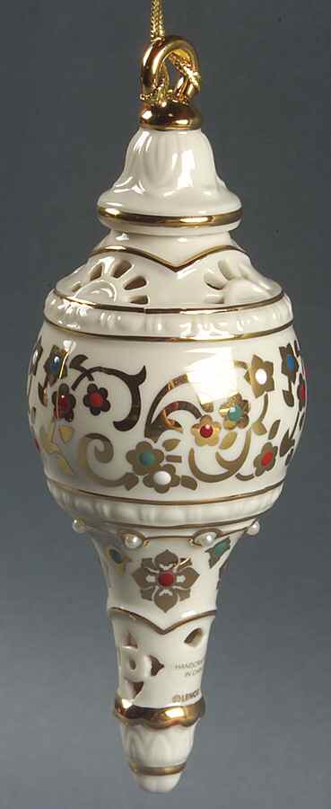 Jeweled Ornaments Inner Glow Spire - No Box by Lenox-1
