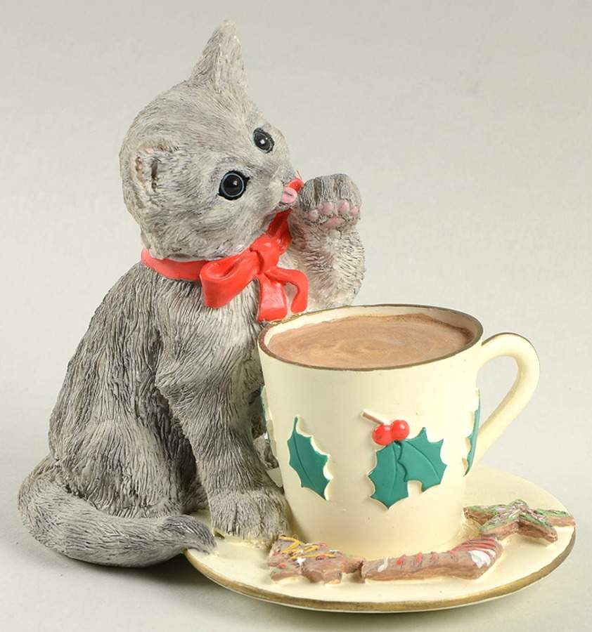 Sweet Kitties Sculpture Collection Kitty's Taste Of The Holidays - Boxed by Lenox-1