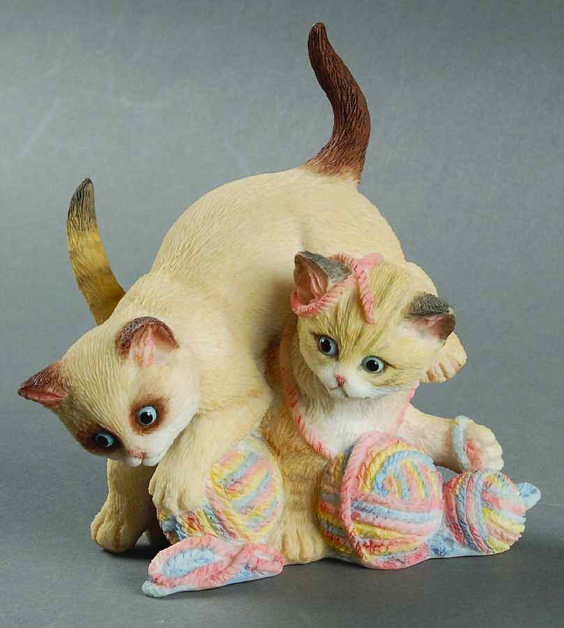Sweet Kitties Sculpture Collection Tangled Up - Boxed by Lenox-1