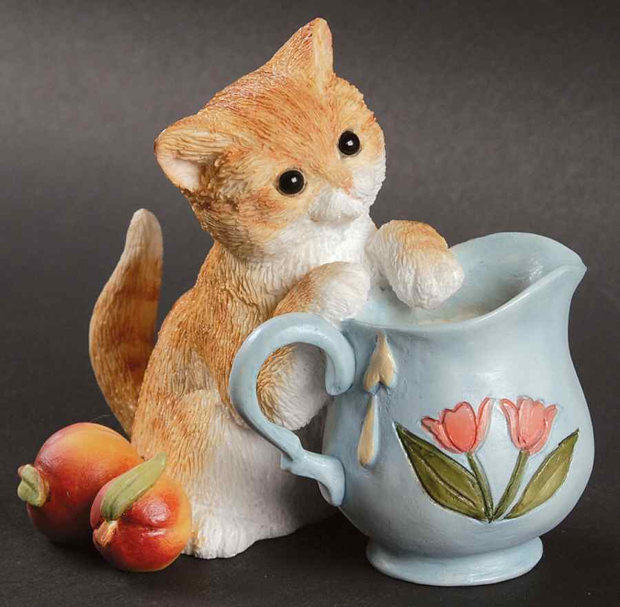 Sweet Kitties Sculpture Collection Peaches & Cream - Boxed by Lenox-1