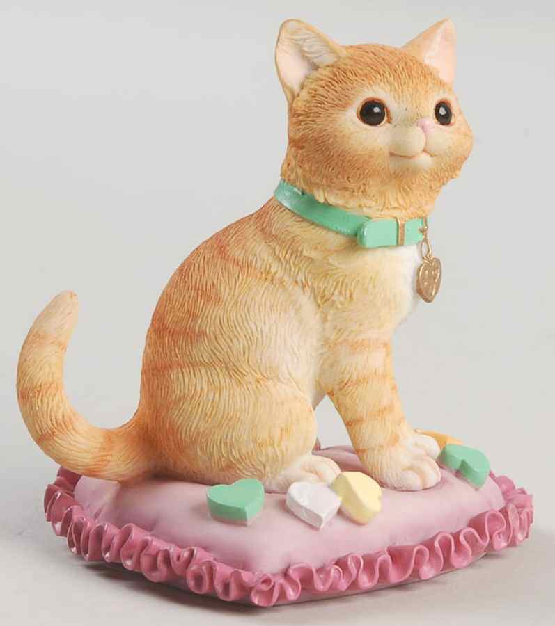 Sweet Kitties Sculpture Collection Be My Valentine Kitty - Boxed by Lenox-1