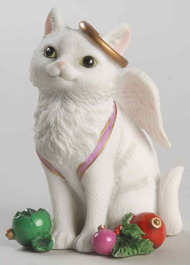 Annual Christmas Cat Collection Tarnished Halo Kitty - With Box Bx2011 by Lenox-1