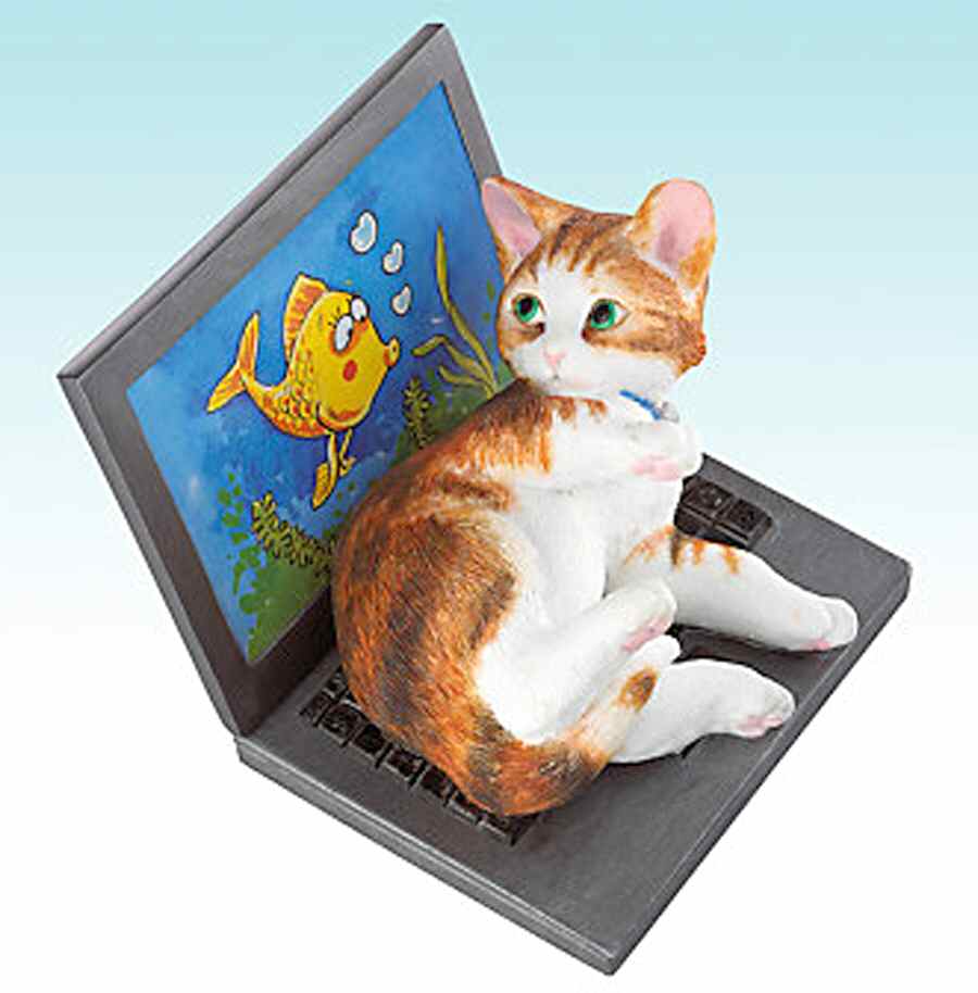 Sweet Kitties Sculpture Collection Social Networking - Boxed by Lenox-1