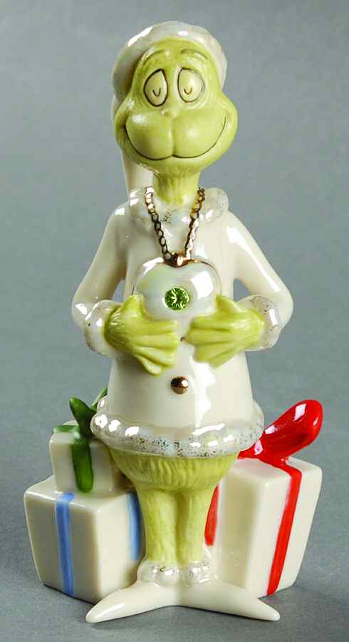 Have a Heart Mr Grinch August-Peridot - Boxed by Lenox-1