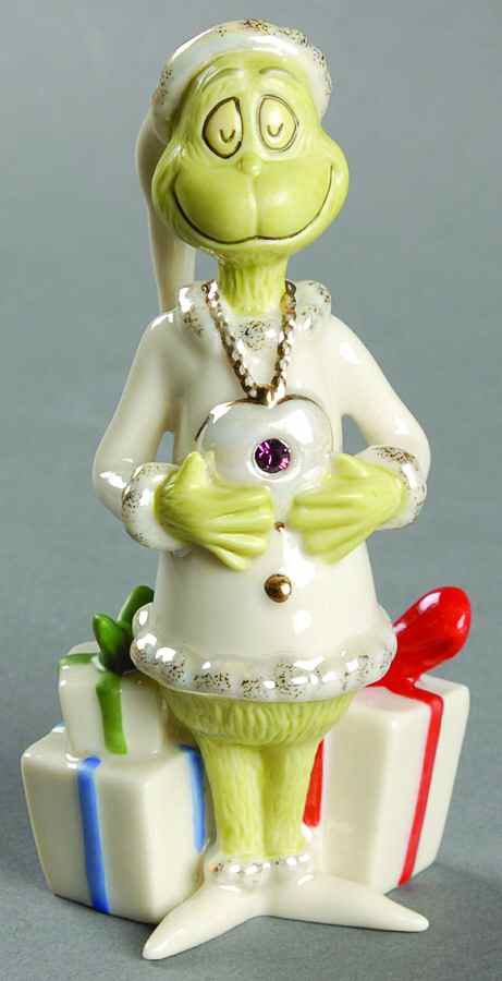 Have a Heart Mr Grinch February-Amethyst - Boxed by Lenox-1
