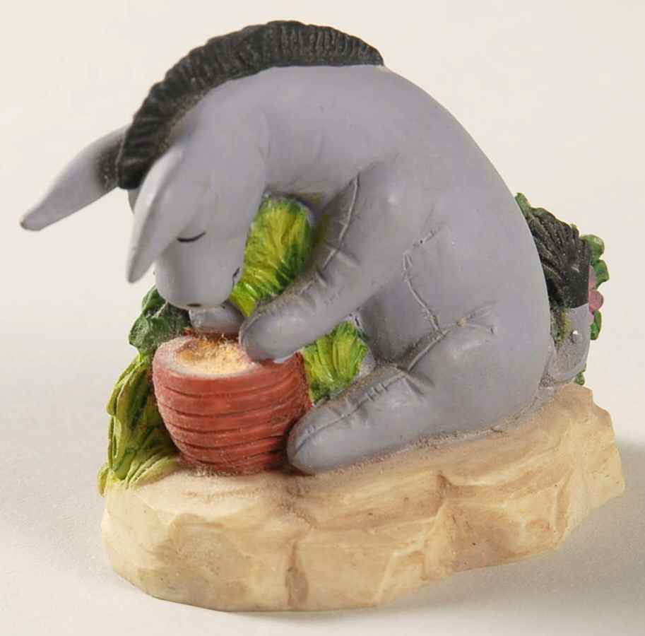 Winnie the Pooh Thimble Collection Eeyore With His Red Pot - No Box by Lenox-1