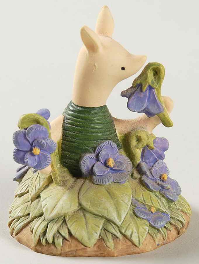 Winnie the Pooh Thimble Collection Piglet Picking Violets - No Box by Lenox-1