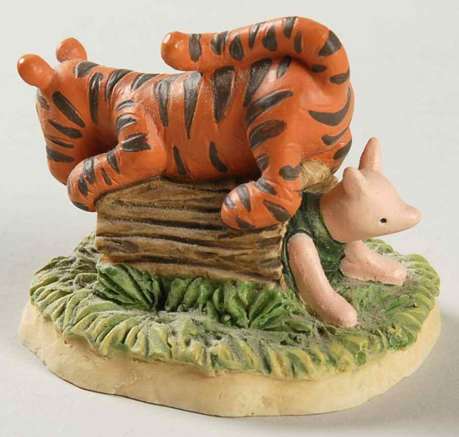 Winnie the Pooh Thimble Collection Tigger & Piglet Hide & Seek - Boxed by Lenox-1