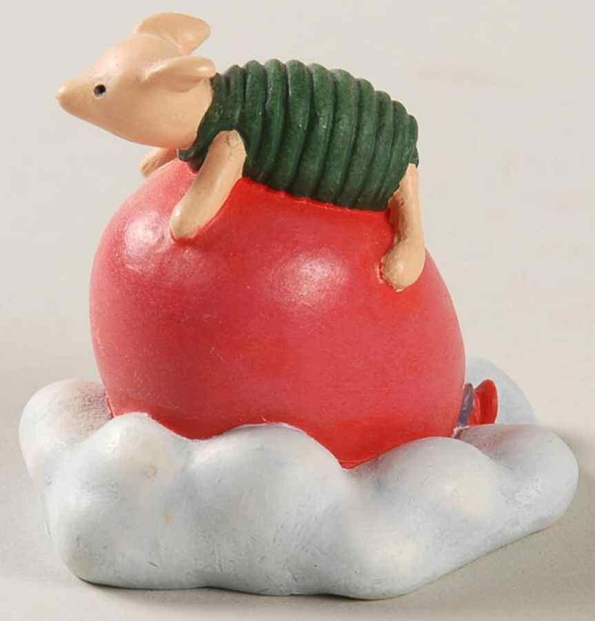 Winnie the Pooh Thimble Collection Piglet On Balloon - No Box by Lenox-1