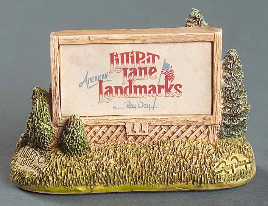 Advertising Signs Sign Of The Times/Billboard/Ray Day - Advertising Signs by Lilliput Lane-1