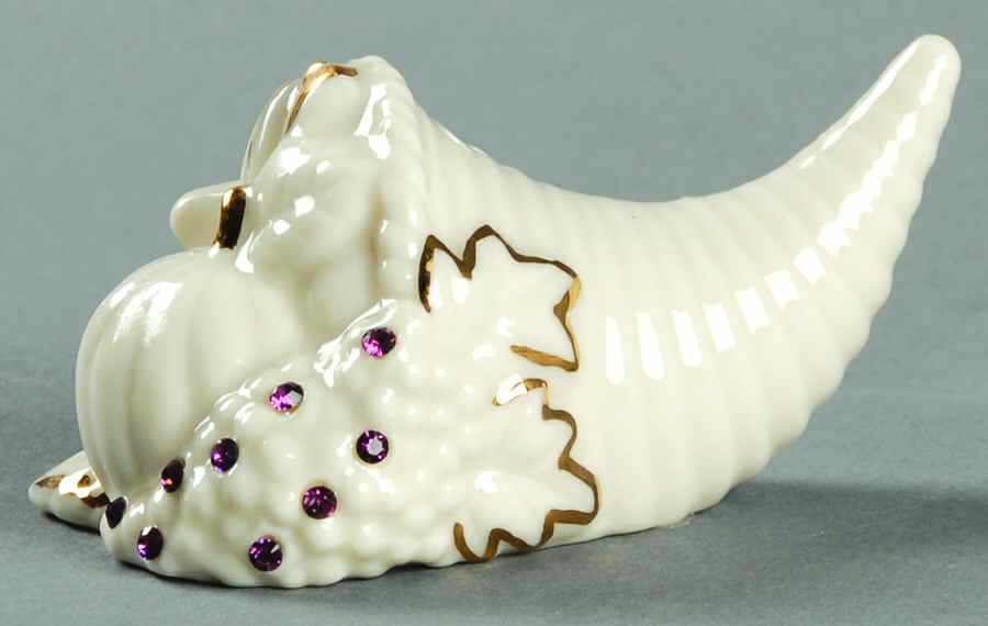 Thanksgiving Gems Cornucopia-3 Holes - No Box by Lenox-1