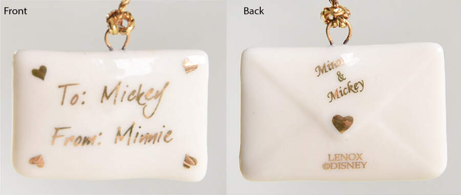 Romantic Moments Ornament Tree Love Letter - No Box by Lenox-1