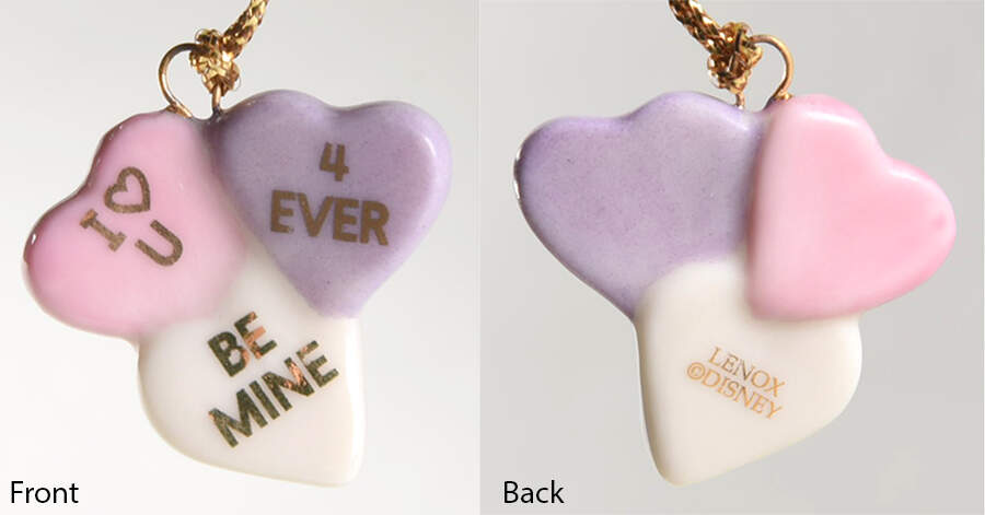 Romantic Moments Ornament Tree Conversation Hearts - No Box by Lenox-1