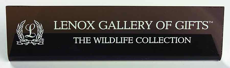 Advertising Signs The Wildlife Collection - Plastic Advertising Signs by Lenox-1