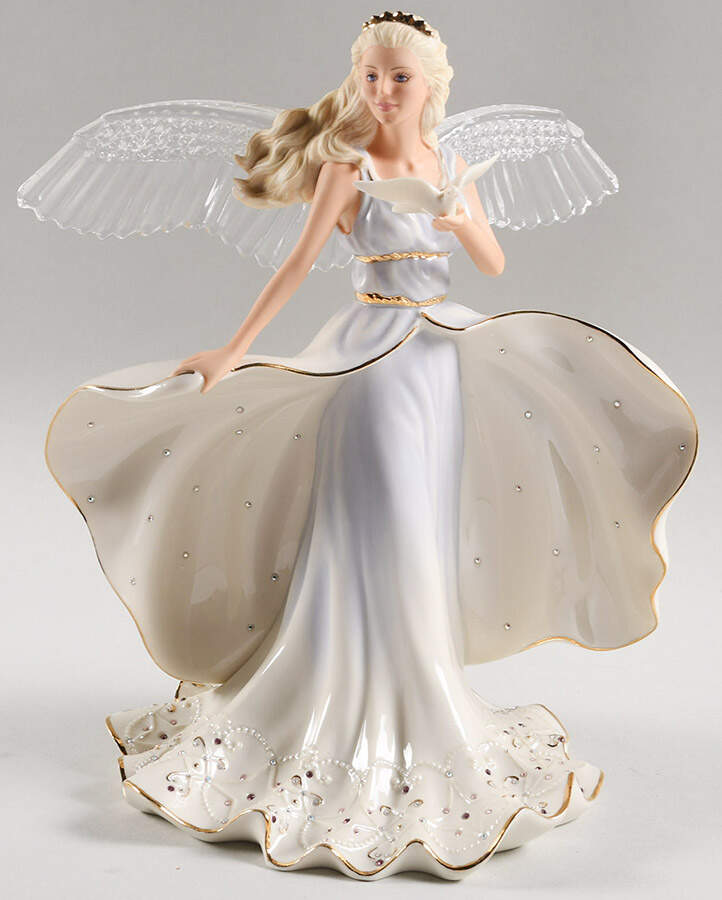 Crystal Accent Angel Collection Light Of Peace - No Box by Lenox-1