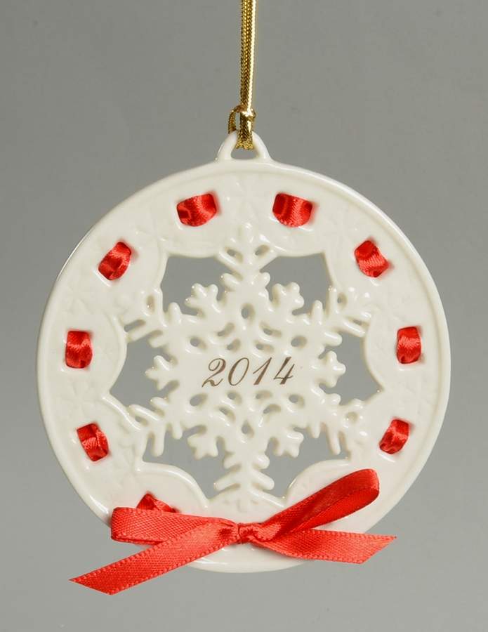 Christmas Wrappings 2014-Snowflake - No Box by Lenox-1