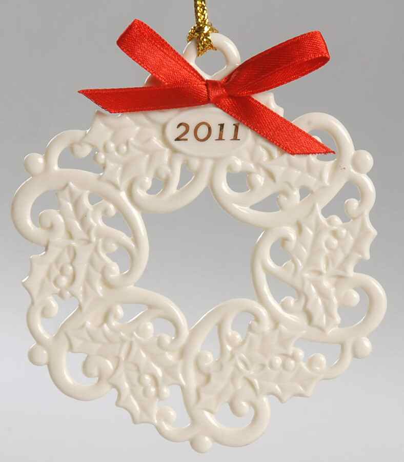Christmas Wrappings 2011-Wreath - Boxed by Lenox-1