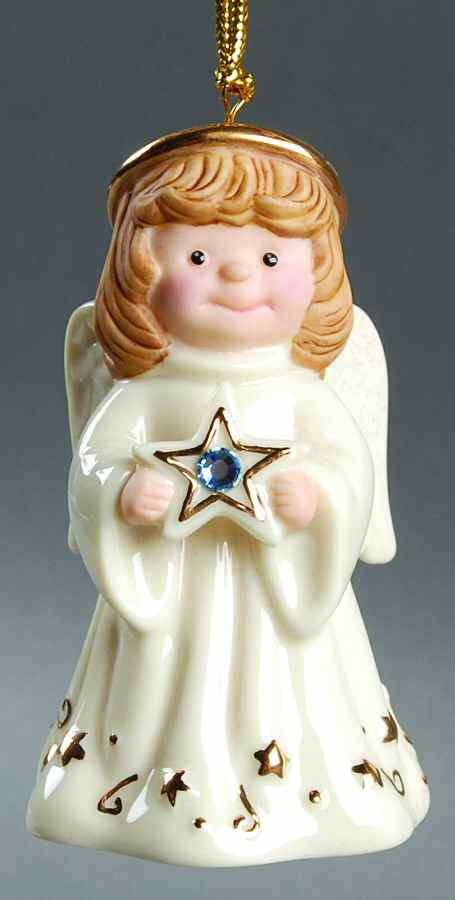 My Birthstone Angel Ornament March - Boxed by Lenox-1