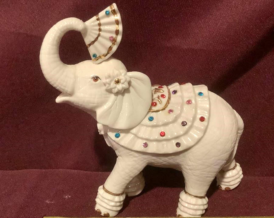Royal Court Elephants Spain-Female - No Box by Lenox-1