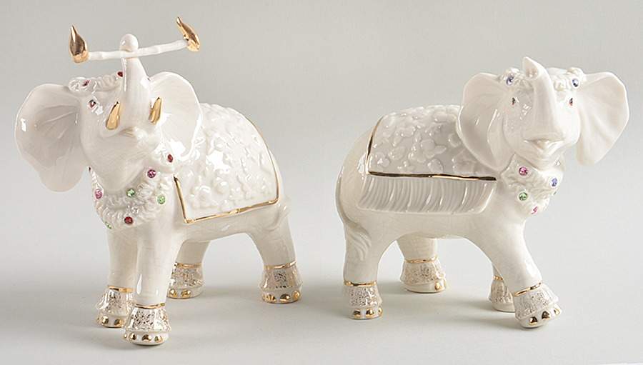 Royal Court Elephants Hawaiian - Boxed by Lenox-1