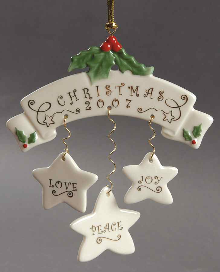 Annual Wishes Ornaments 2007 Starry Wishes - No Box by Lenox-1