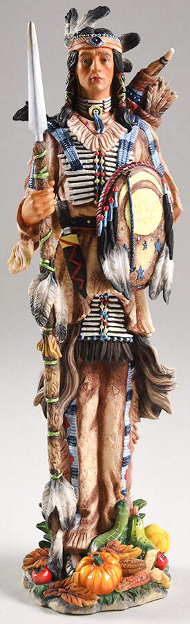 Thanksgiving Pencil Sculpture Collection Native Blessings Brave - Boxed by Lenox-1