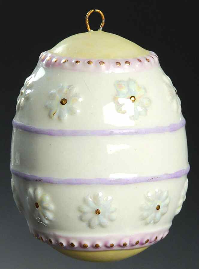 Easter Traditions Tree Egg W/ Purple Stripes - No Box by Lenox-1
