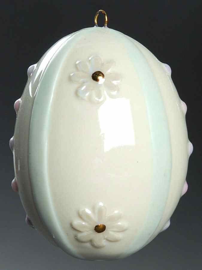 Easter Traditions Tree Egg W/ Blue Stripes - No Box by Lenox-1
