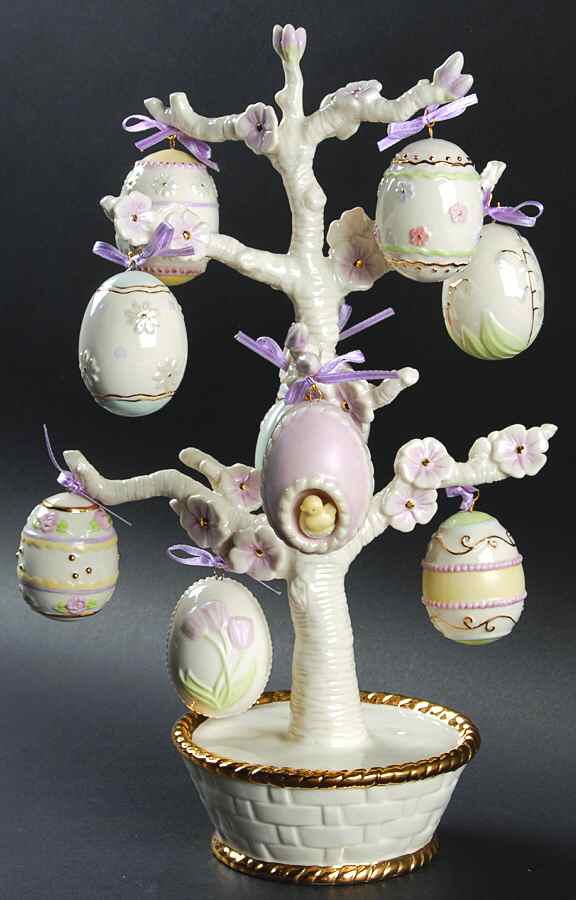 Easter Traditions Tree Easter Tree W/ 10 Eggs - Boxed by Lenox-1