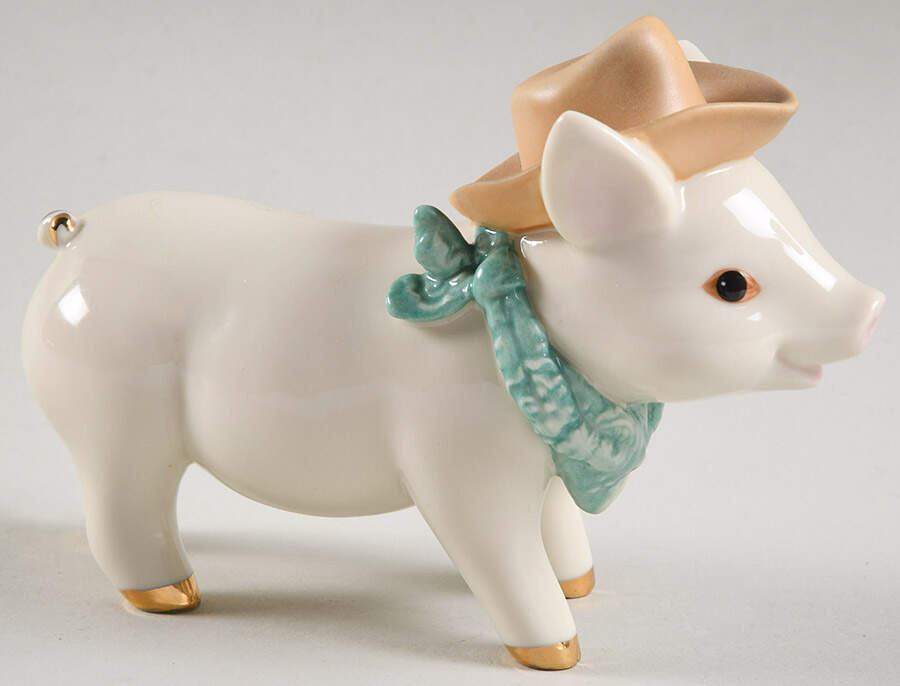 Pig Collection Rodeo Rudy - Boxed by Lenox-1