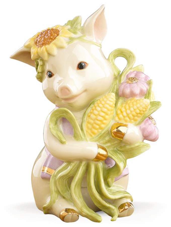 Pig Collection Sunflower Pig - Boxed by Lenox-1