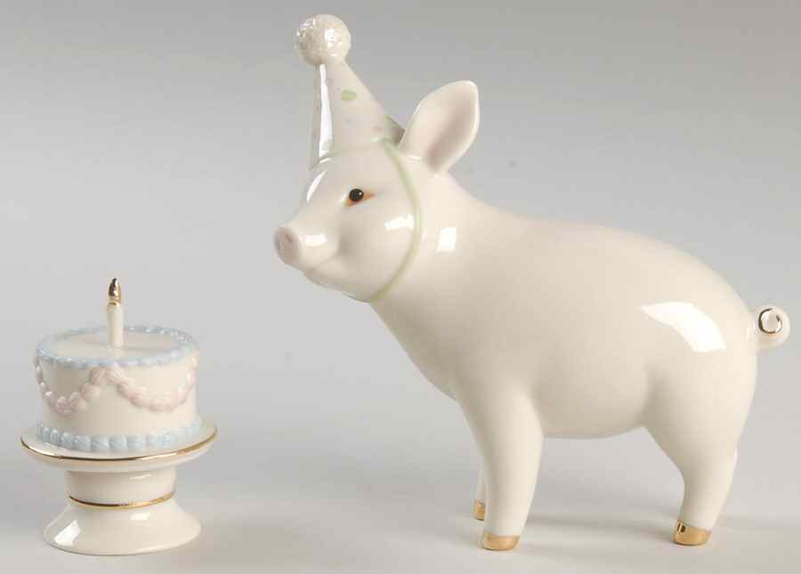 Pig Collection Ben's Birthday Bash - Boxed by Lenox-1