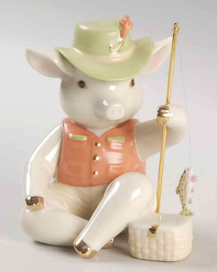 Pig Collection Frankie's First Catch - No Box by Lenox-1