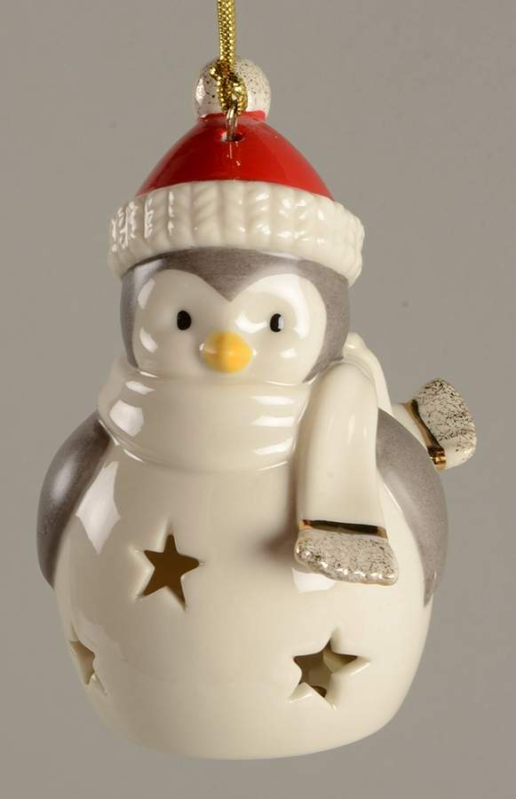 Shimmering Lights Penguin-Pierced Color Changing Lit - Boxed by Lenox-1