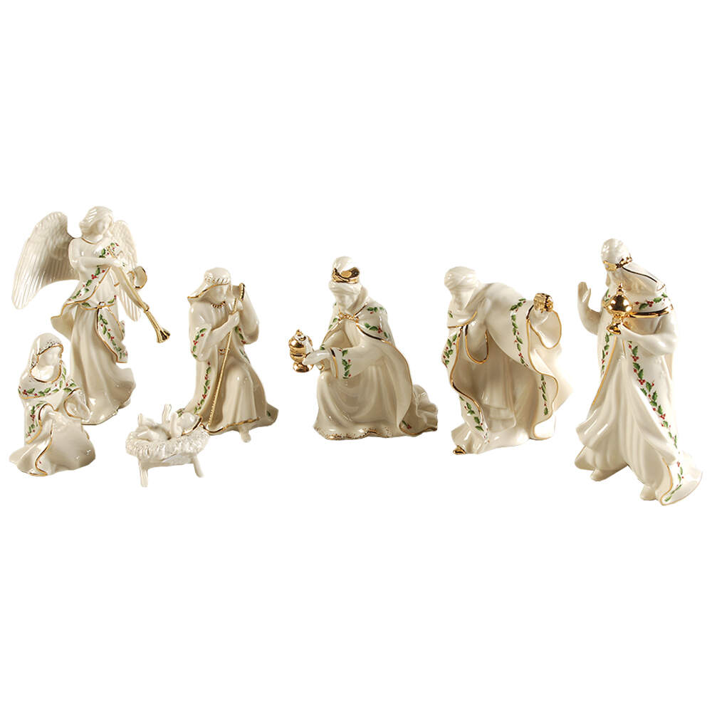 Holiday Miniature Nativity 7 Piece Nativity Set - Nativity-Set Of 7 by Lenox-1