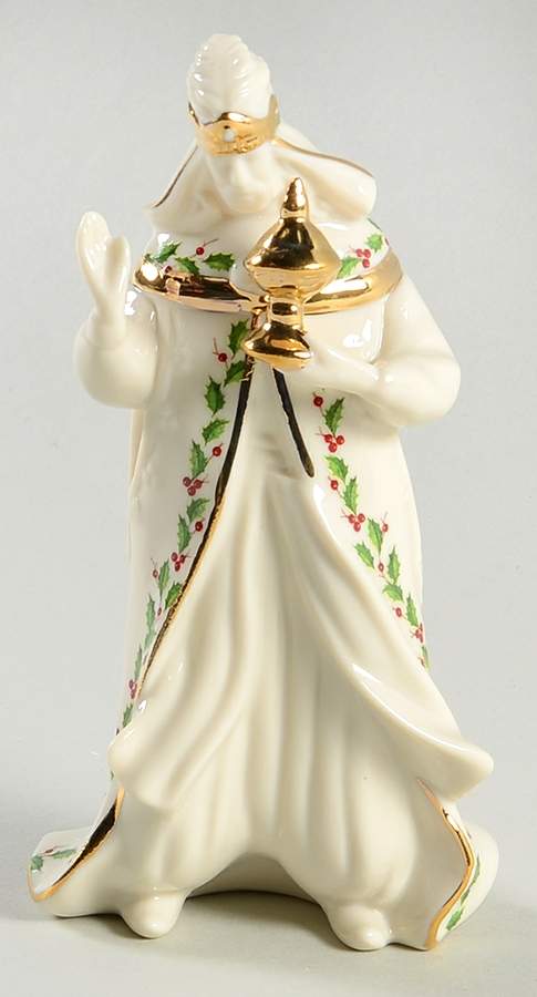 Holiday Miniature Nativity Melchior - No Box by Lenox-1
