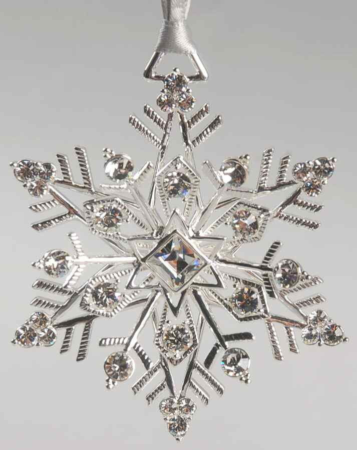 Crystal & Silver Snowflake 2007 Crystal & Silver Snowflake - With Box by Lunt Silver-1