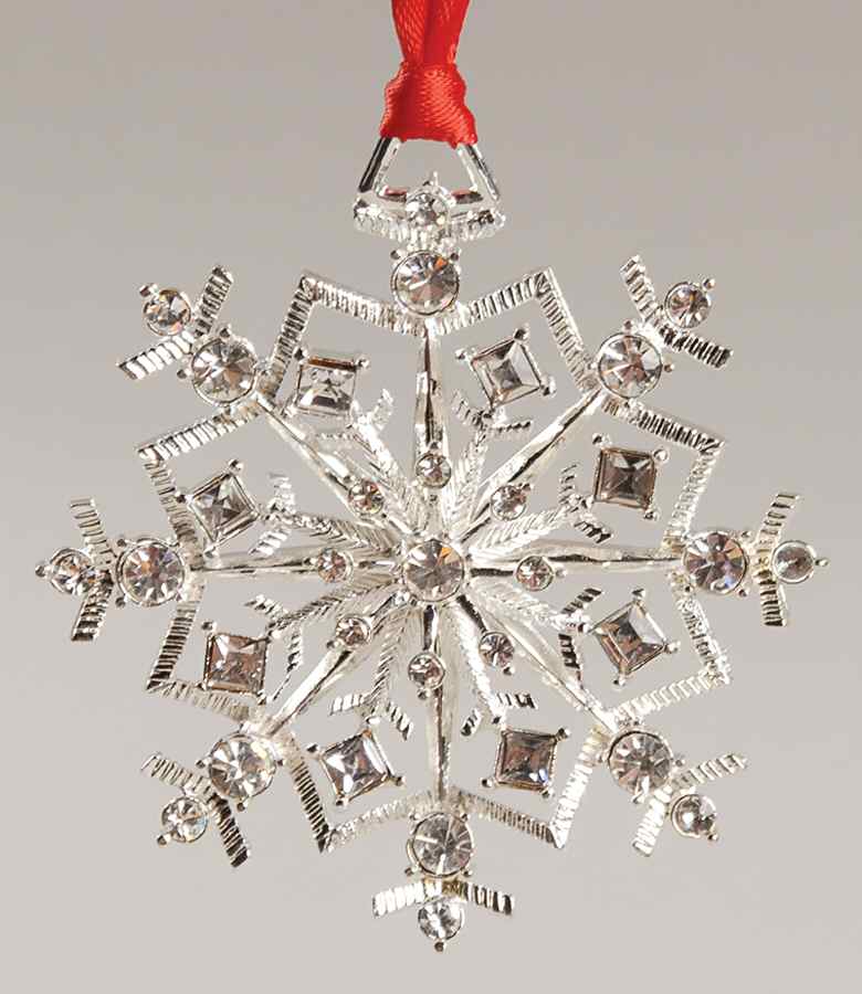 Crystal & Silver Snowflake 2008 Crystal & Silver Snowflake - Boxed by Lunt Silver-1