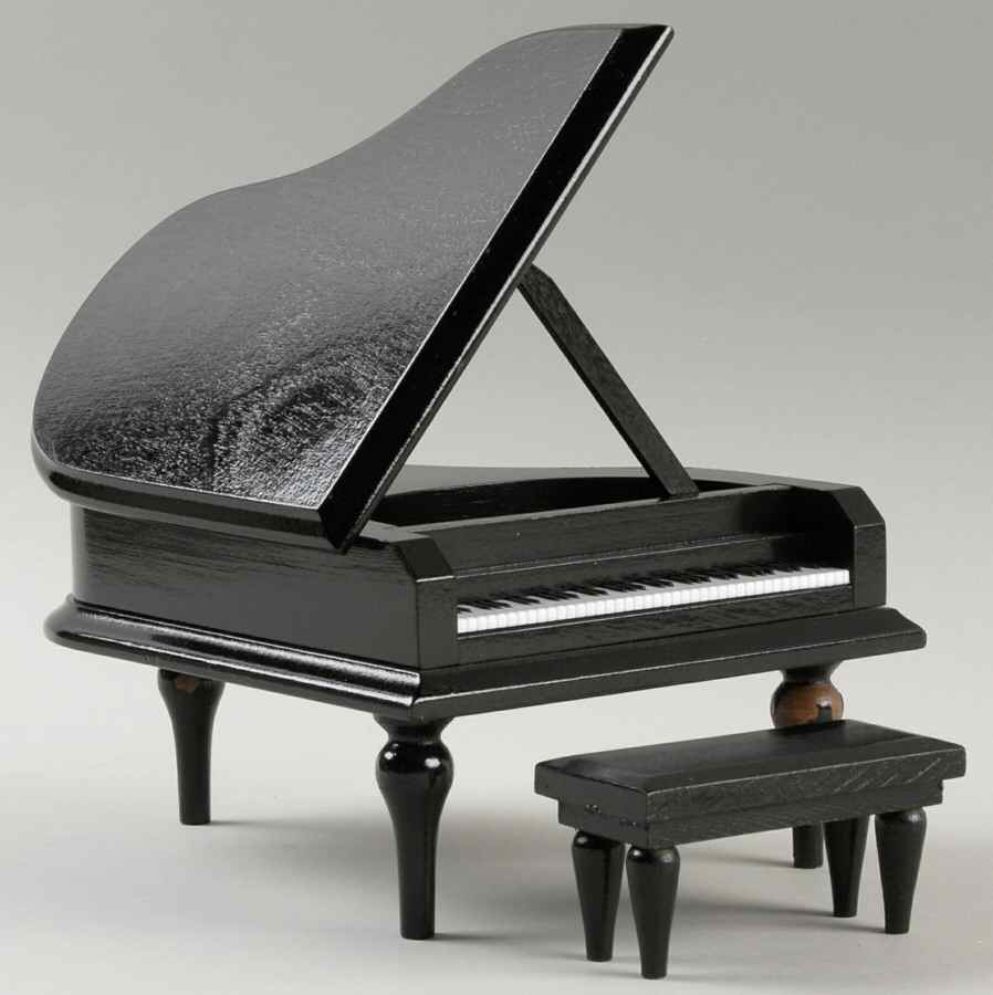 LEFton Music Boxes Piano - With Box by Lefton-1