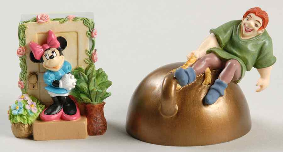 Disney Magic Thimble Collection Minnie Mouse & Quasimodo-Hunchback - Boxed by Lenox-1