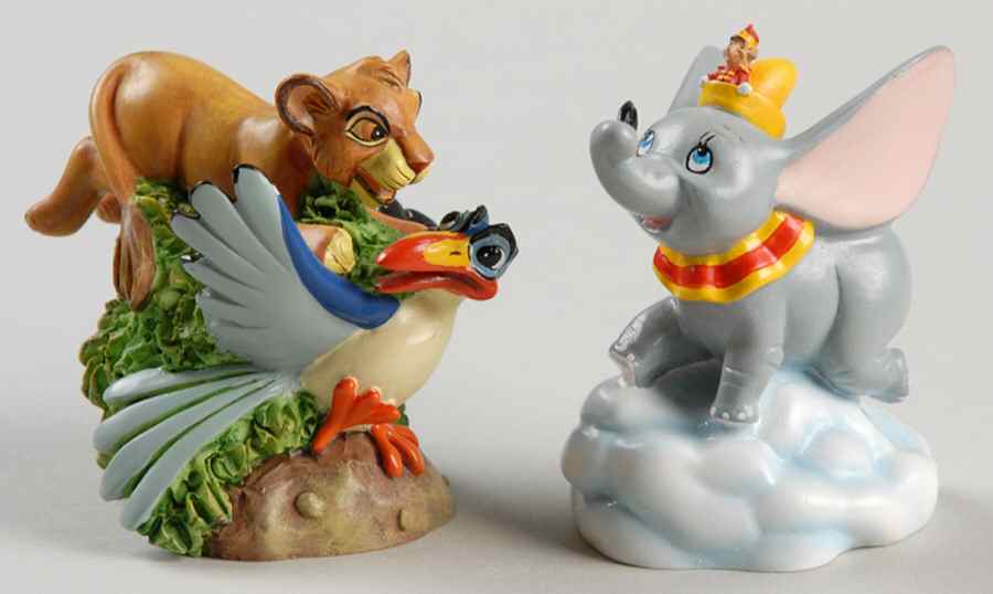 Disney Magic Thimble Collection Simba & Dumbo - Boxed by Lenox-1