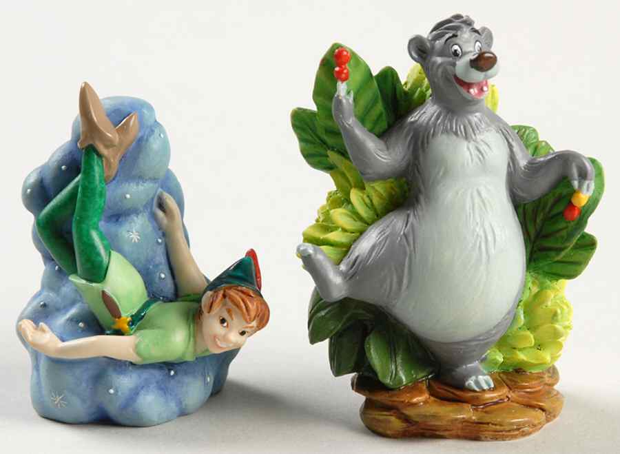 Disney Magic Thimble Collection Baloo & Peter Pan - Boxed by Lenox-1