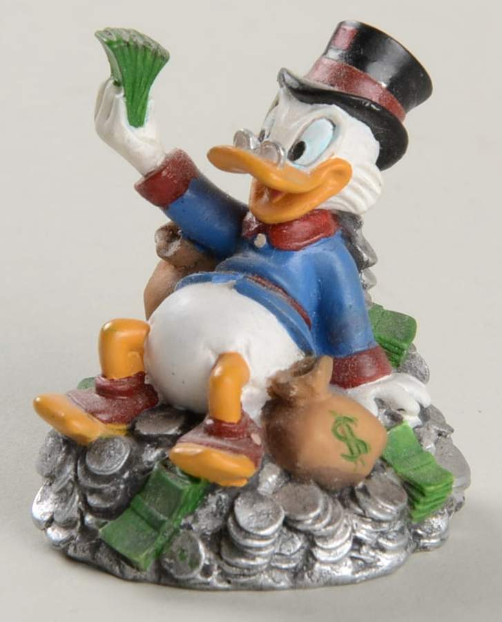 Disney Magic Thimble Collection Scrooge McDuck - Boxed by Lenox-1