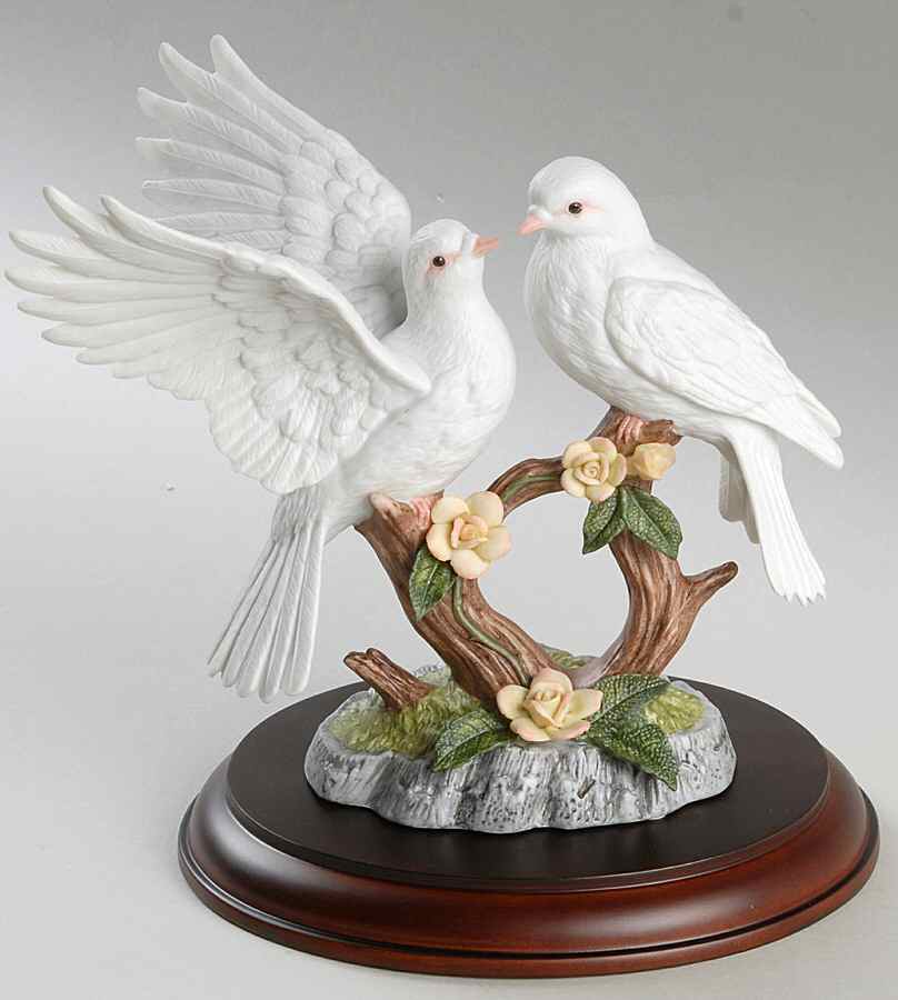 Doves and Roses Peaceful Devotion - No Box by Lenox-1